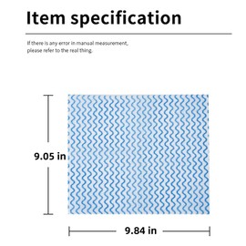 SUZZYVINE JINYUDOME J Cloth Roll，Cleaning Cloth Roll，Soft and Quick-Drying can Be Used Repeatedly (Blue)