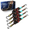 ANLULOAD Retractable Ratchet Strap(0.7In x 6.5Ft),S Hook Retractable Tie Down