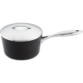 Scanpan Quart Covered Saucepan, 3, Black/Silver