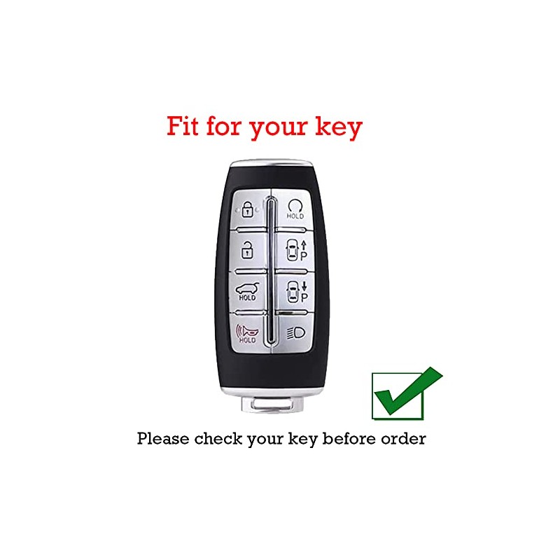 KUNIO Car Key Fob Cover Case Fit for Genesis Genesis