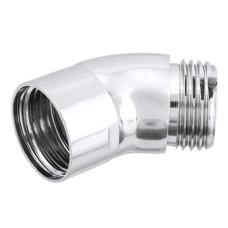 Mesee 2 Packs Shower Head Adapters 135 Degree Angle Shower-Head