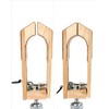 QWORK Leather Sewing Clamp Tool for Belts, Bags, and Purses,