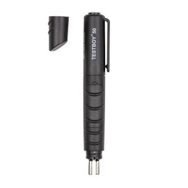 Testboy 50 Brake Fluid Tester (DOT4) Tester (5 LED Illuminated Test Tips, Long Life, Acid and Alkali Proof, Includes Battery, Measuring Range: DOT 4) Black