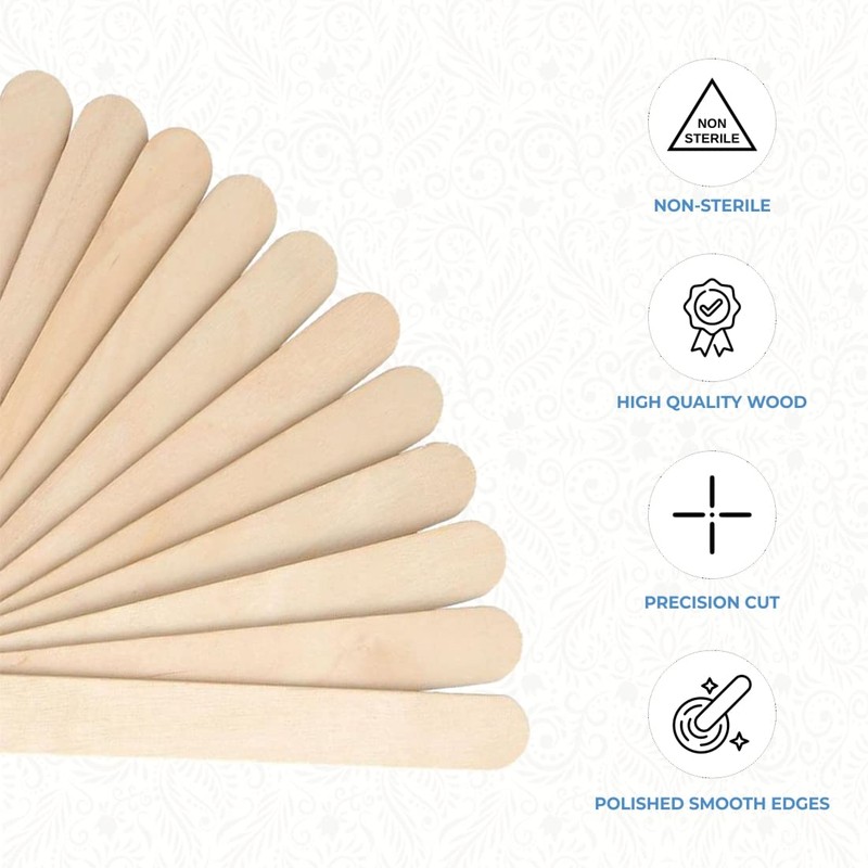 ForPro Professional Collection Premium Wood, Non-Sterile, Hair Removal Waxing Applicators,
