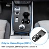 2021-2026 Rogue Center Console Silicone Protector, Cup Holder&Wireless Charging Mat,