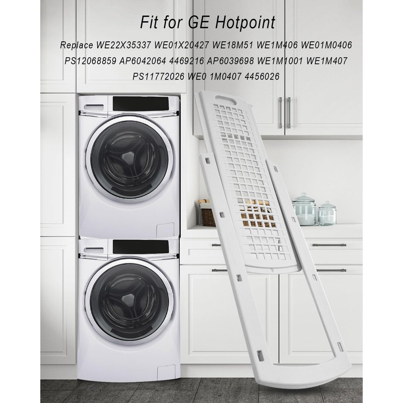WE22X35337 Washer Dryer Lint Screen Cover Grid Guide Assembly Fit