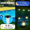 VIHOSE 6 Set Waterproof Above Ground Pool Solar Lights LED