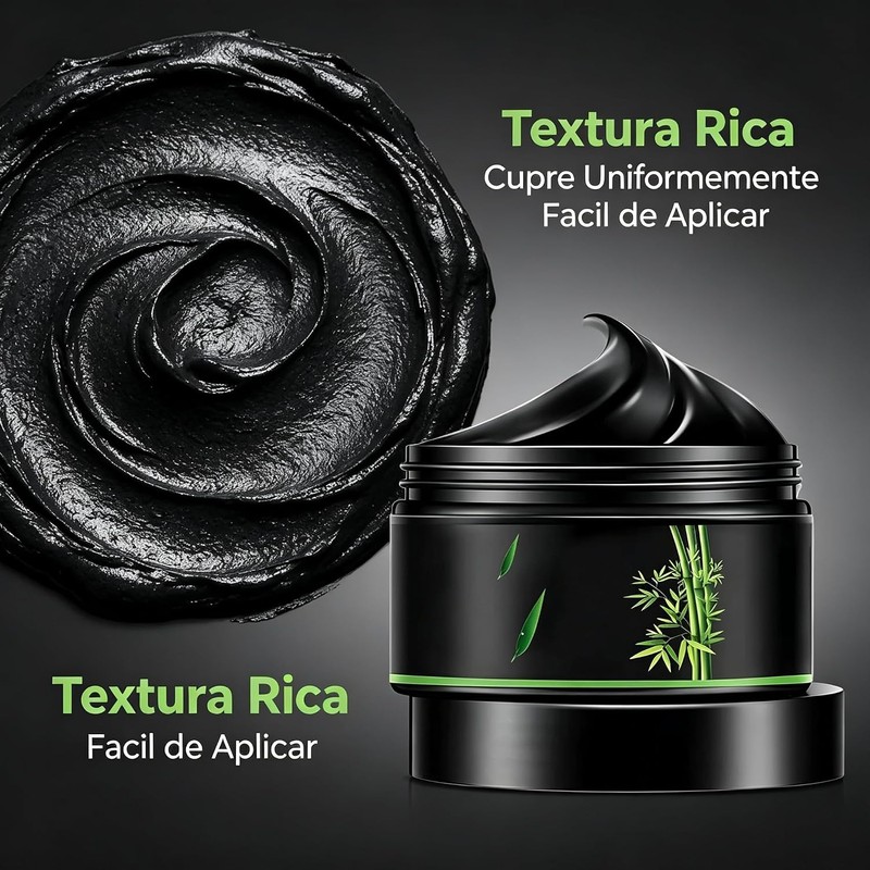 Kit de Mascarilla Eliminadora de Puntos Negros de Carbón