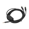 Replacement Headphone Cable 3.5mm Volume Control Sound Cable Compatible for