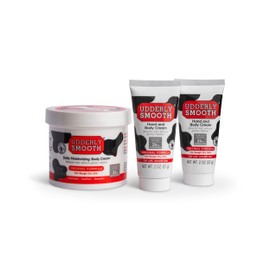UDDERLY SMOOTH NonGreasy Crema hidratante para manos y cuerpo, 1 kit, 3 unidades