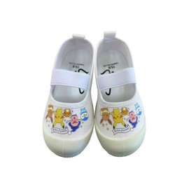 Monpoke 216200332 Indoor Shoes, Ballet Shoes, Kids, Boys, Girls, 5.9 - 7.1 inches (15 - 18 cm), white