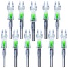 LightingU 12pcs S Led Lighted Nocks Fit for 6.2 mm