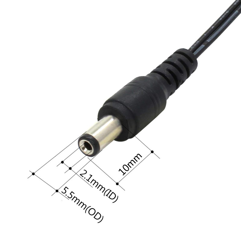 Security-01 2-Pack 1 to 8 Way DC Power Splitter Cable,