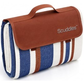 Scuddles - Manta de Picnic de Doble Capa para Exteriores, Resistente al Agua, práctica, para Primavera, Verano, Camping, Ideal para la Playa