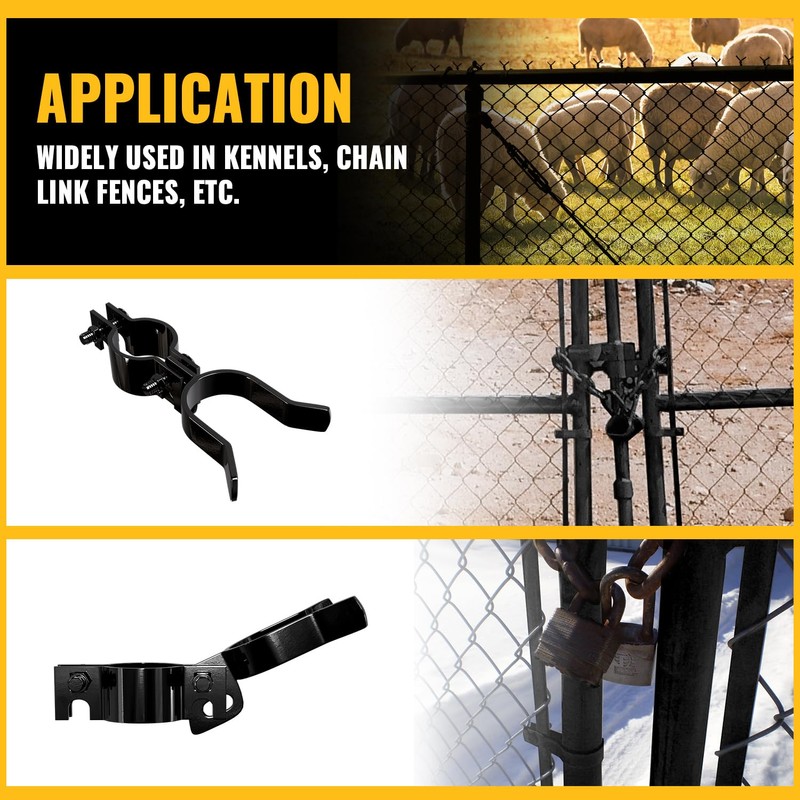 VIVIDA 1-3/8" x 1-3/8" Fence Gate Latch, Chain Link Fence