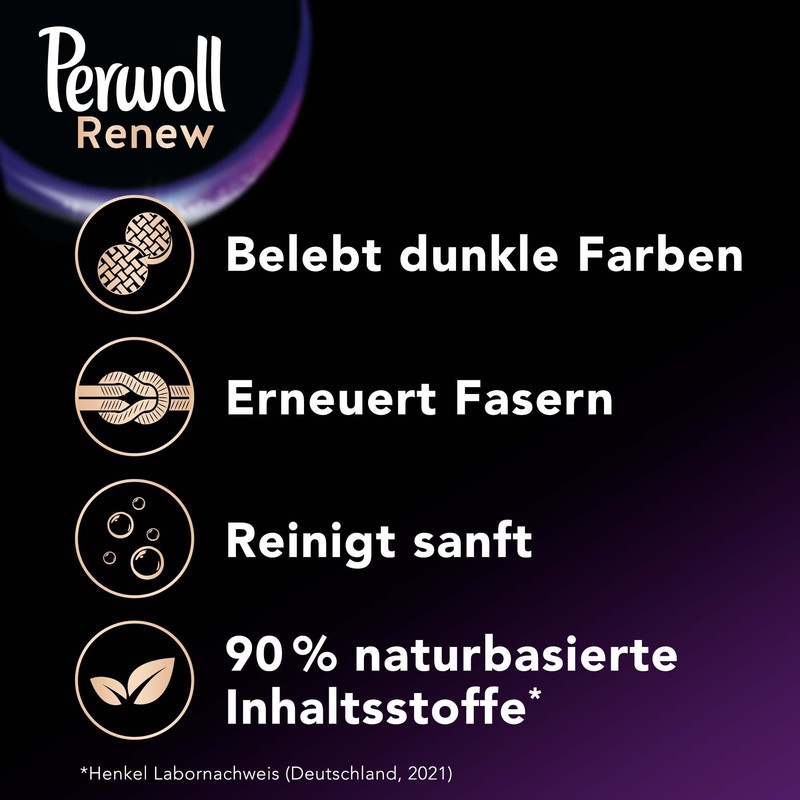 Perwoll Renew Liquid Detergent - For Black And Darks -
