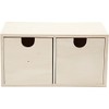 55765 Create Craft - 2 Drawer Box plywood 1pc