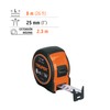 Truper FCG-8M, Flexómetro compacto contra impactos 8 m cinta 25