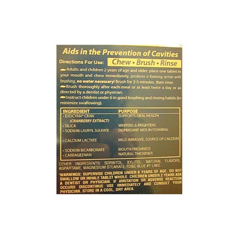 Archtek Toothpaste Tablets Cool Mint - 60 Count per Bottle