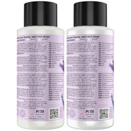 Love Beauty Planet Shampoo and Conditioner, Argan Oil & Lavender, Smooth & Serene - Sulfate-Free Shampoo & Conditioner, Frizz Control, Hair Smoothing, Scented, 13.5 Oz (2 Piece Set)