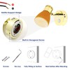 THALASSA RV 12 Volt Reading Lights with USB Port, Boat