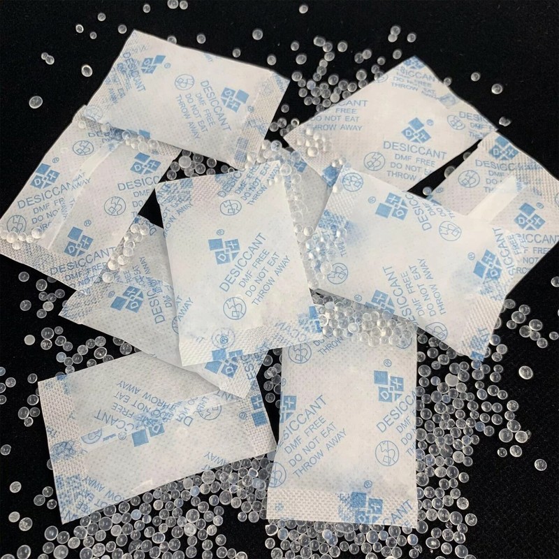 100PCS Silica Gel Packets Moisture Absorber Reusable Desiccant Food Grade