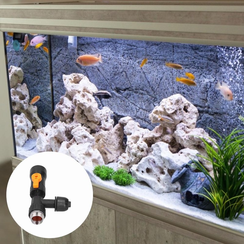 Fish Tank Cleaner Auto Aquarium Water Changer Kit Faucet Adapter
