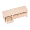 Miniature TV Cabinet Simulation Drawers Design Decorative Wooden Furniture Model