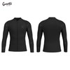 GoldFin Mens Wetsuit Top, 3mm Wetsuits Men Neoprene Jacket Long