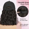 HANYUDIE Hat Wig for Women Wig Cap with Curly Hair