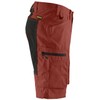 BLÅKLÄDER Men's Service with Stretch, Burned Red/Black, 38
