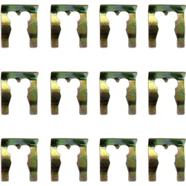 Wjelet Brake Line Clip, 12 Pcs Metal Brake Line Retainer U Shaped Brake Hose Bracket, Parking Brake Cable Clip, Replacement Hose Retaining Clip for Cars Trucks Vehicles Part (Brake Line Clip-2)