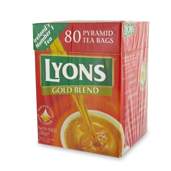 Lyons Gold Blend 80 bags (Pack of 2)