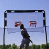 Skywalker Trampolines 12’ Trampoline Double Basketball Hoop Accessory