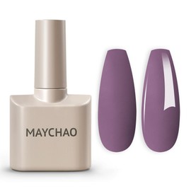 MAYCHAO 15ML Purple Gel Nail Polish 1Pc Lavender Purple Gel Polish Soak Off UV LED Nail Gel Polish Nail Art Starter Manicure Salon DIY at Home, 0.5 OZ