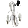 National Artcraft® 6' Lamp Cord Set Kit with Clip-in Style