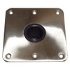 Spring-Lock Base Square SS Satin
