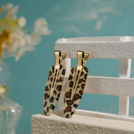 12-Piece Creaseless Hair Clips Set – Trendy Leopard, Checkerboard & Terrazzo Hair Accessories Non-Slip, Lightweight & Durable, Suitable for Various Hair Types & Styling, Everyday Wear & Gift Set.