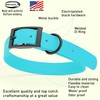 Dogline Biothane Waterproof Dog Collar Strong Coated Nylon Webbing with