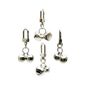 4 PCS Pet Small Bells for Collar, Pet Ornament, Bell Training Pendants Jewelry for Pet Cat Dog Necklace Collar