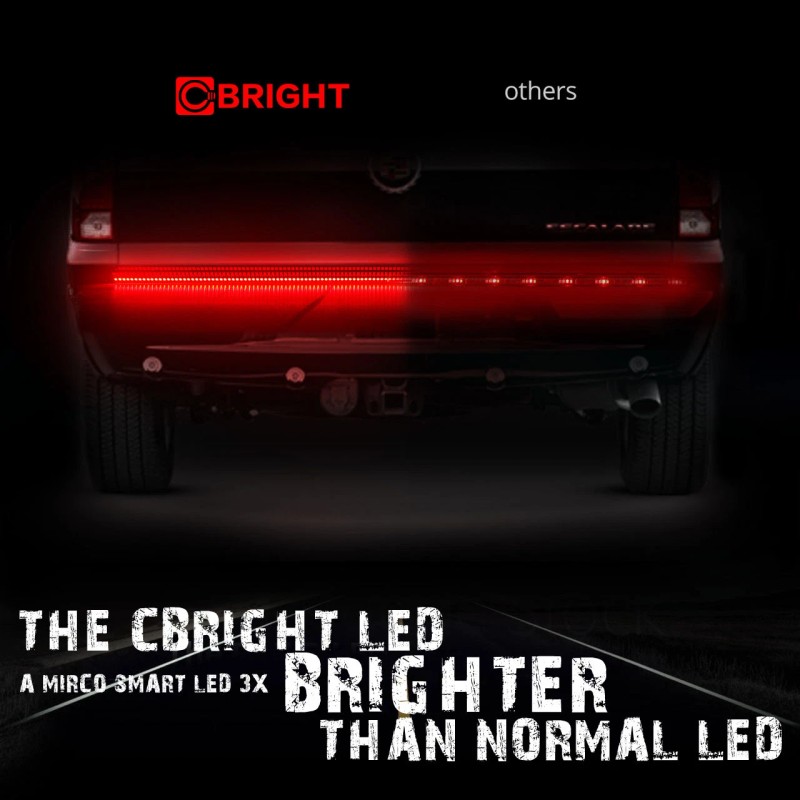 X-LIGHT 60" Dual ED Rear Brake Signal Reverse Truck Tailgate