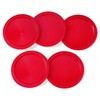 Glamorway Pack of 5 Red 2-inch Mini Air Hockey Table