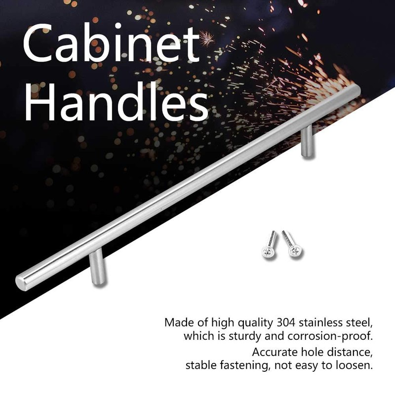 Pull Handle with Screw, Stainless Steel T Bar, Cabinet Pull