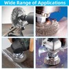 21Pcs Wire Brush for Drill Set for Drill 1/4 Inch