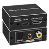 HDMI eARC/ARC Adapter, Audio Extractor, HDMI eARC/ARC Audio Separator, Optical