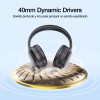Audífonos Inalámbricos Bluetooth On Ear Headphones 1Hora Compatibles con iPhone,