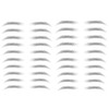Yesallwas Black Eyebrows Tattoo 4D Hair-Like Fake Eyebrows Waterproof and