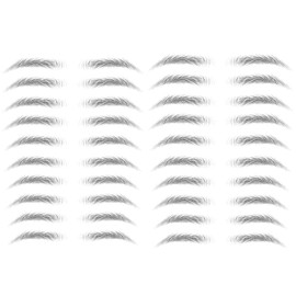 Yesallwas Black Eyebrows Tattoo 4D Hair-Like Fake Eyebrows Waterproof and Long-Lasting,Realistic Imitation Eyebrow Transfer Sticker (STM-06)