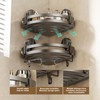 VOLPONE Corner Shower Caddy Suction Cup, 2 Pack Shower Shelves