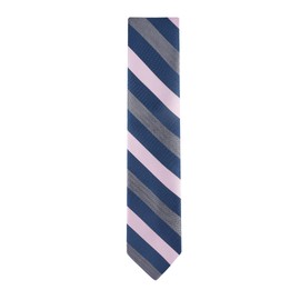 Haggar Men's Stripe Pattern Self-Tie Necktie
